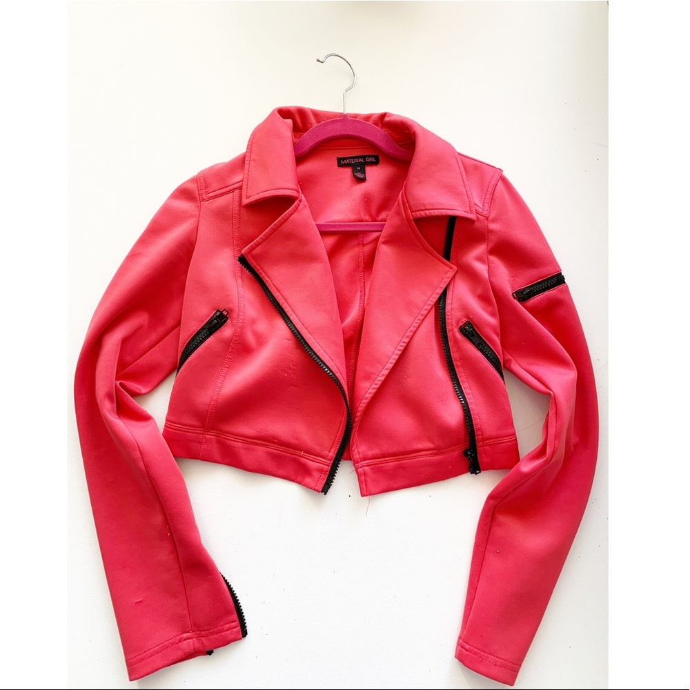 Material Girl Pink Blazer SzM